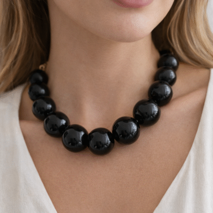 Κολιέ μαύρο