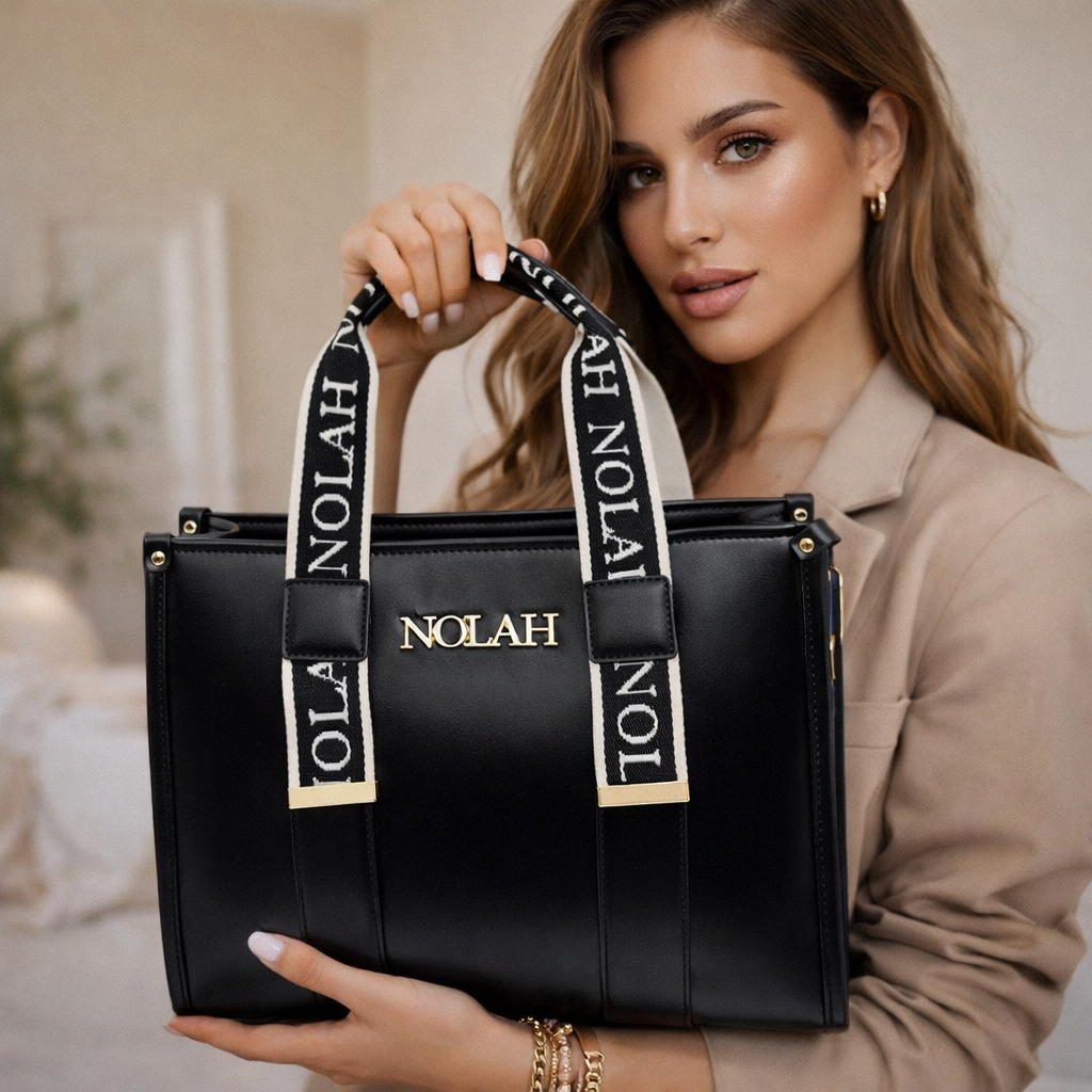 KENDRA BLACK LIGHT GOLD – Τσάντα ώμου & χιαστί - Image 3