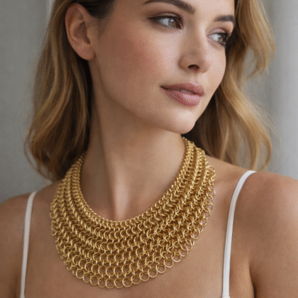 ΚΟΛΙΕ ΧΡΥΣΟ ΜΕ ΜΕΤΑΛΛΙΚΗ ΠΛΕΞΗ