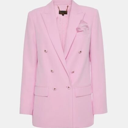 Σταυρωτό σακάκι με ποσέτ