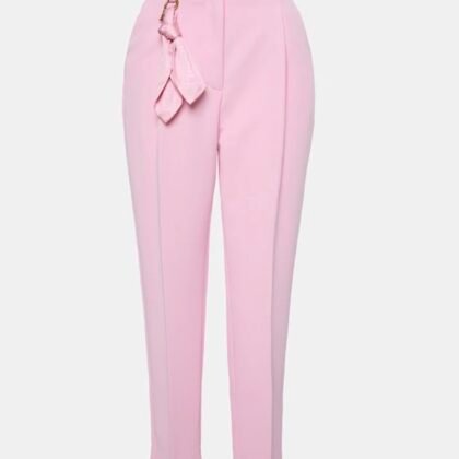 Chinos παντελόνι με πιέτες ροζ