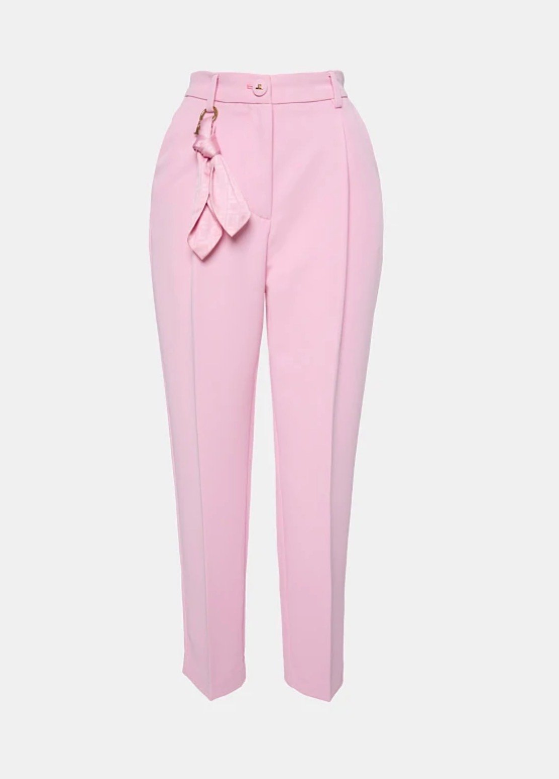 Chinos παντελόνι με πιέτες ροζ