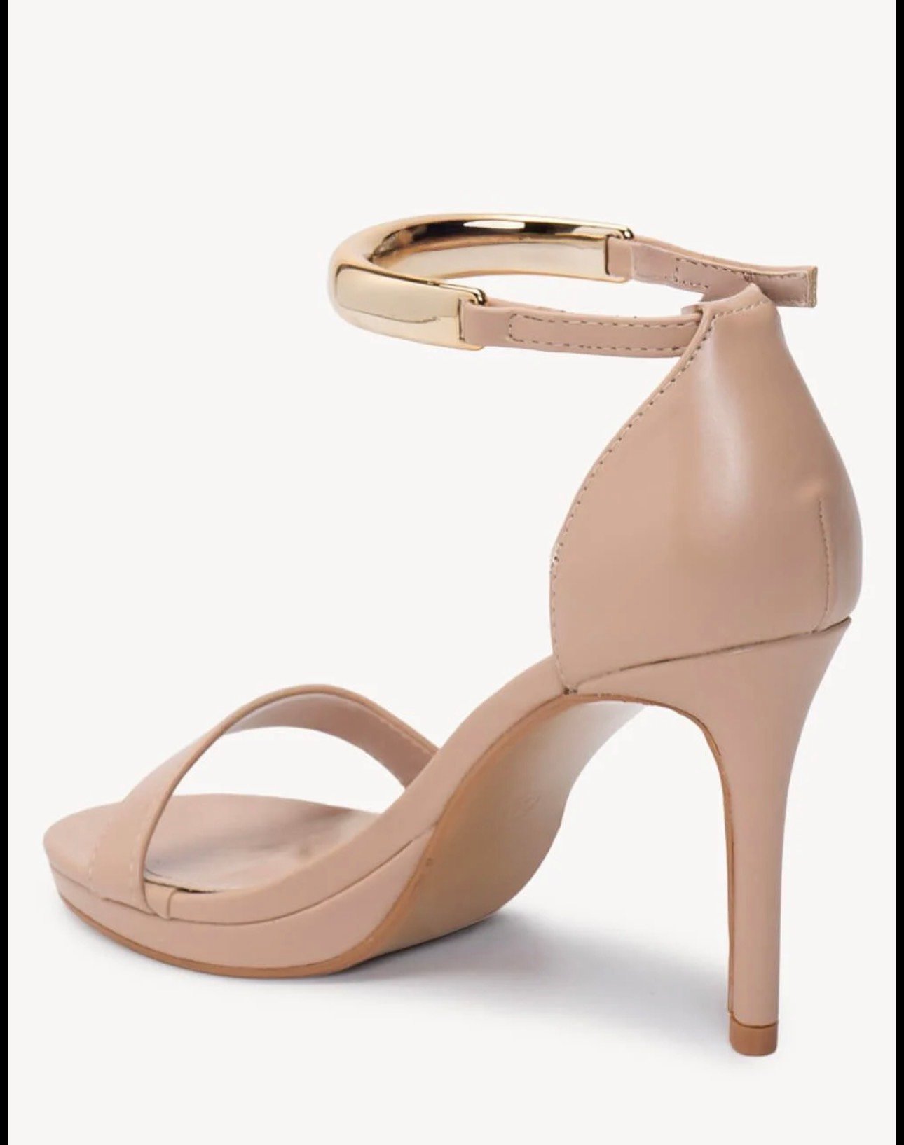 Νιουντ Πέδιλα με Λεπτό Τακούνι και Μεταλλική Λεπτομέρεια l - Image 3