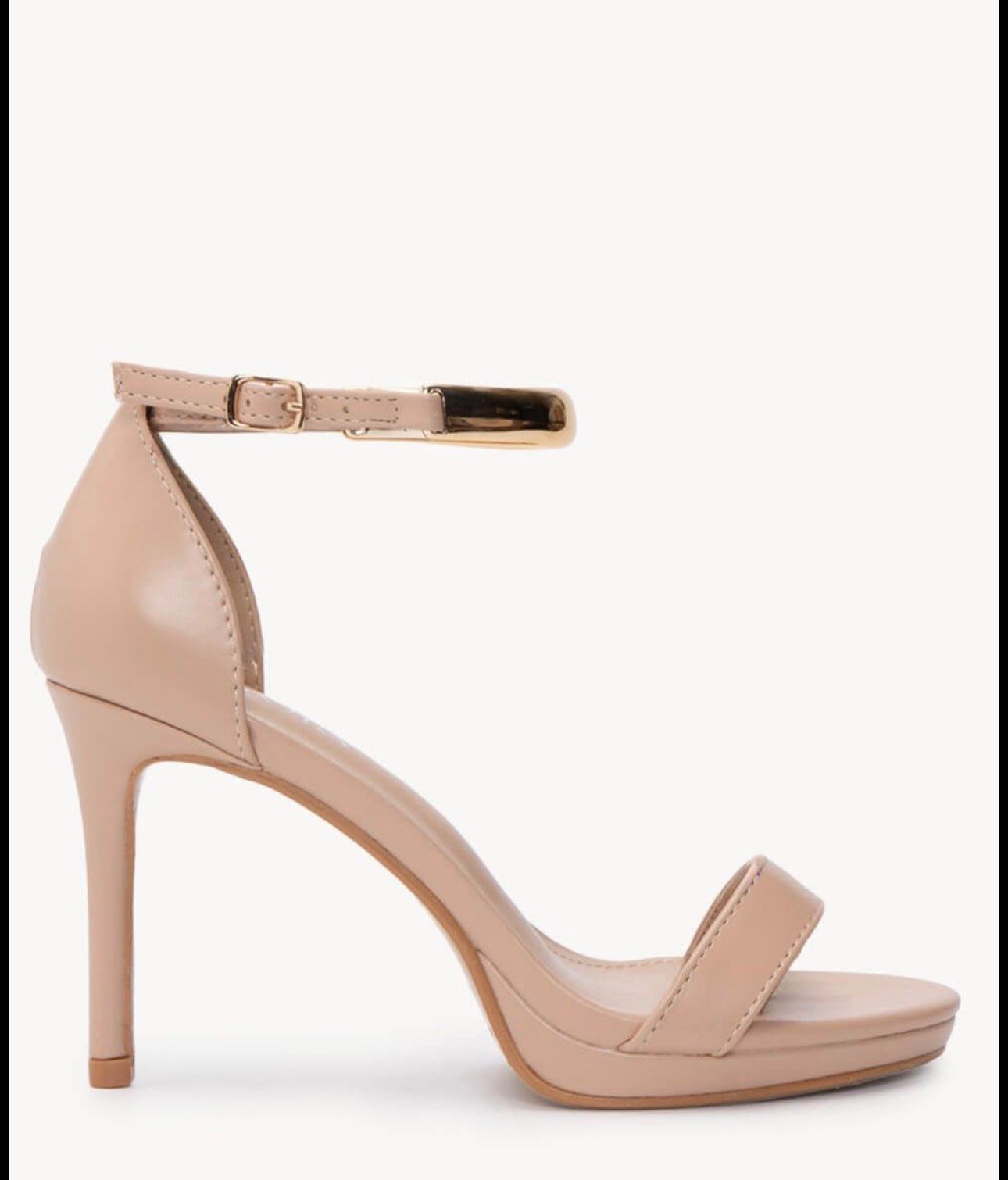 Νιουντ Πέδιλα με Λεπτό Τακούνι και Μεταλλική Λεπτομέρεια l - Image 2