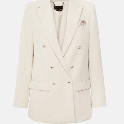 Σταυρωτό σακάκι με ποσέτ