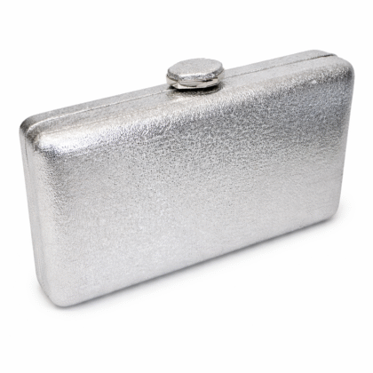 Clutch τσαντακι ασημί