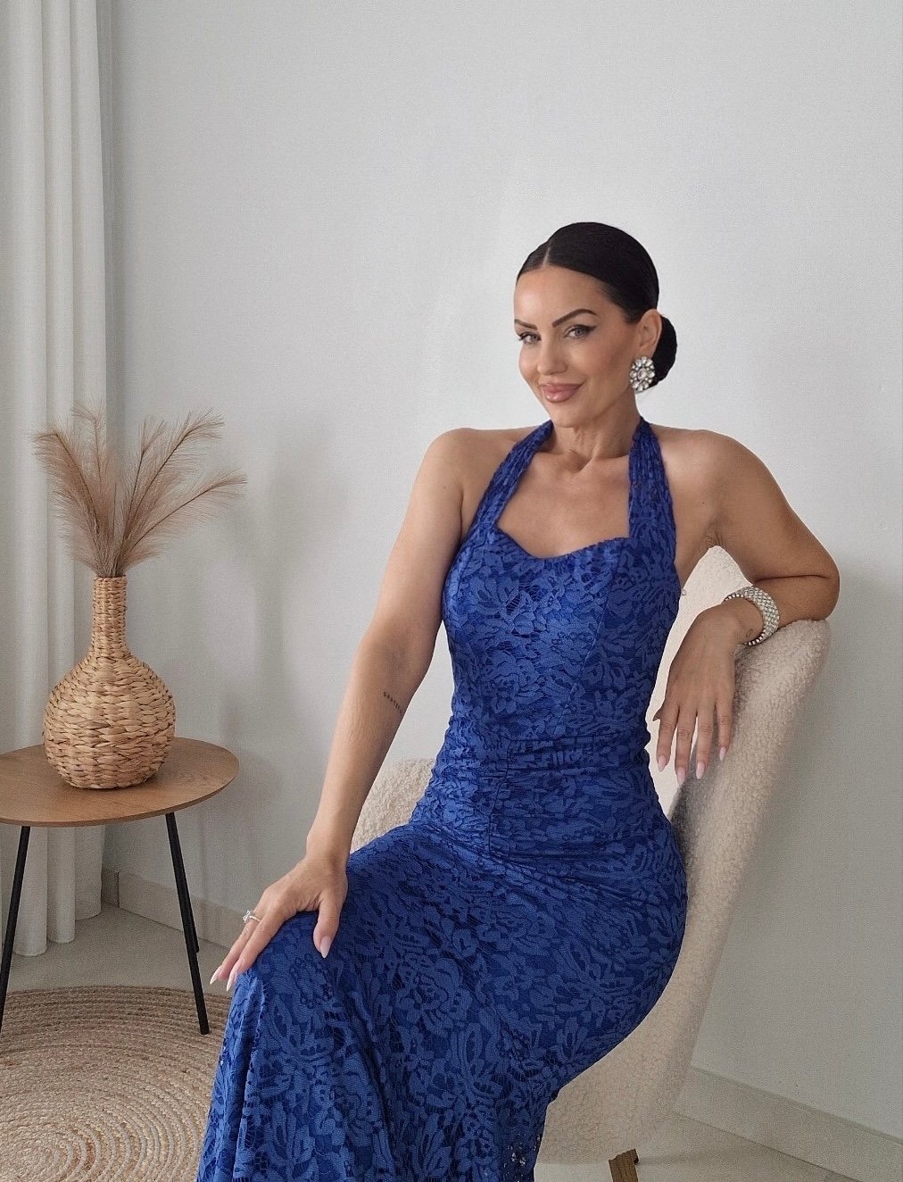 Blue lace φόρεμα - Image 2