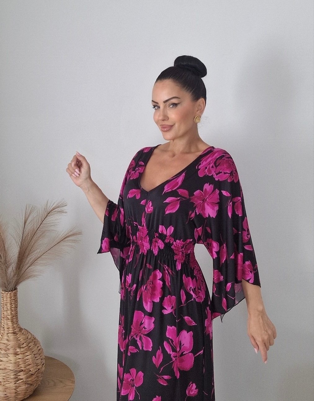 Maxi floral φόρεμα - Image 2