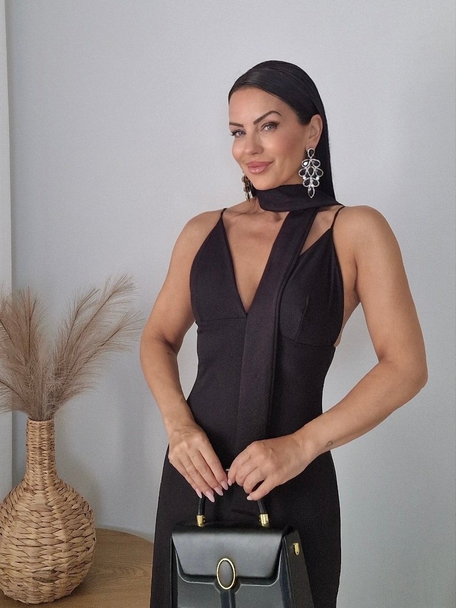 Black Étoile Maxi Dress - Image 4