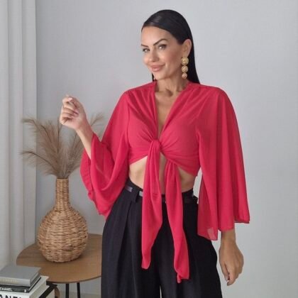 Aura Multiway Bolero Top red