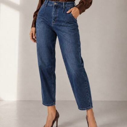 Balloon Denim Jeans Blue