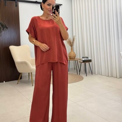 Burnt orange Leila set