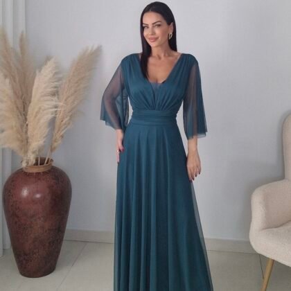 Petrol Tulle Elegance