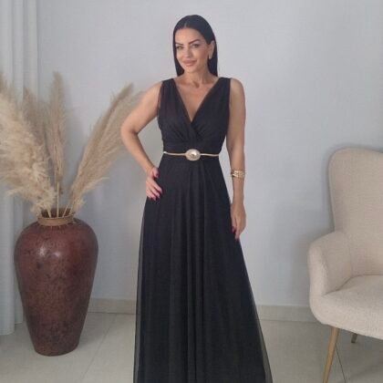 Black Goddess Tulle Dress