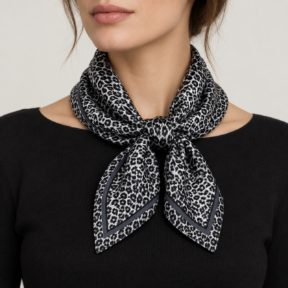 Wild Elegance Leopard Φουλάρι